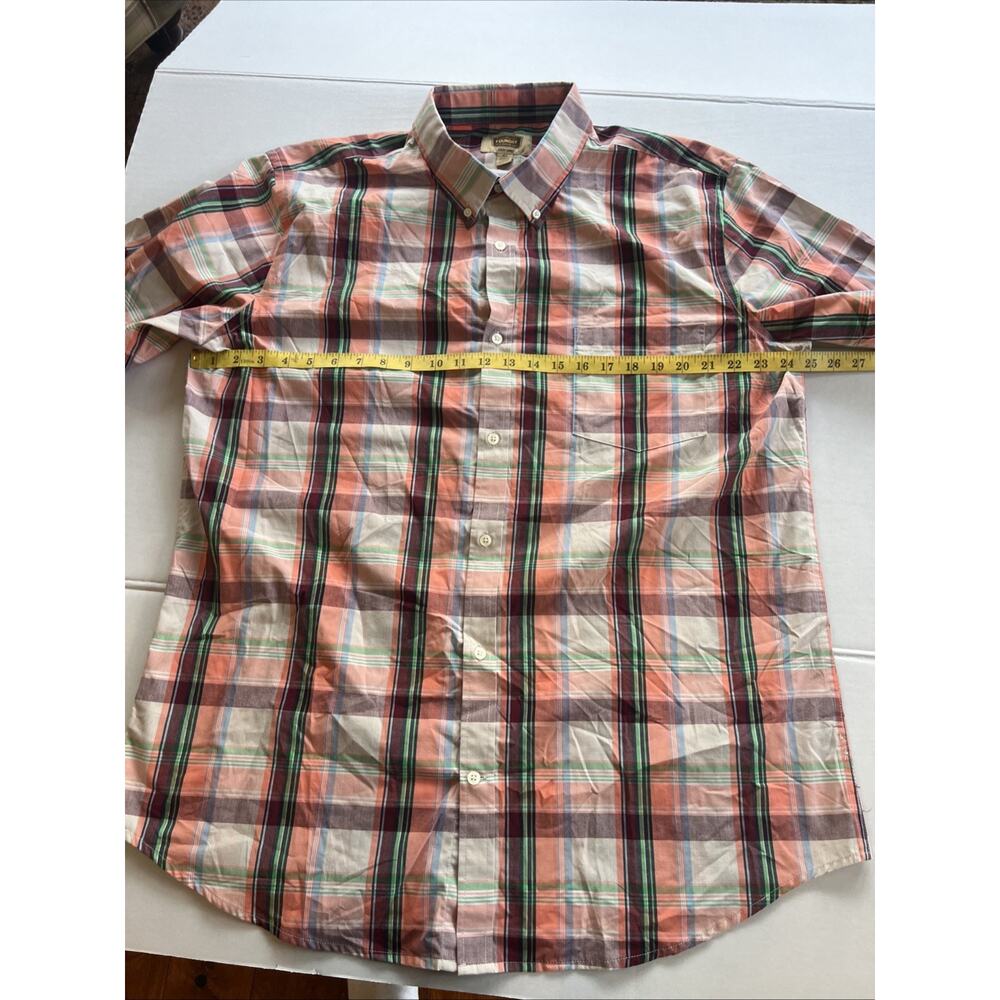 Foundry Supply Co Easy Care Shirt Men XLT Colorful Plaid SS Button Up Tall Skate - Picture 4 of 8